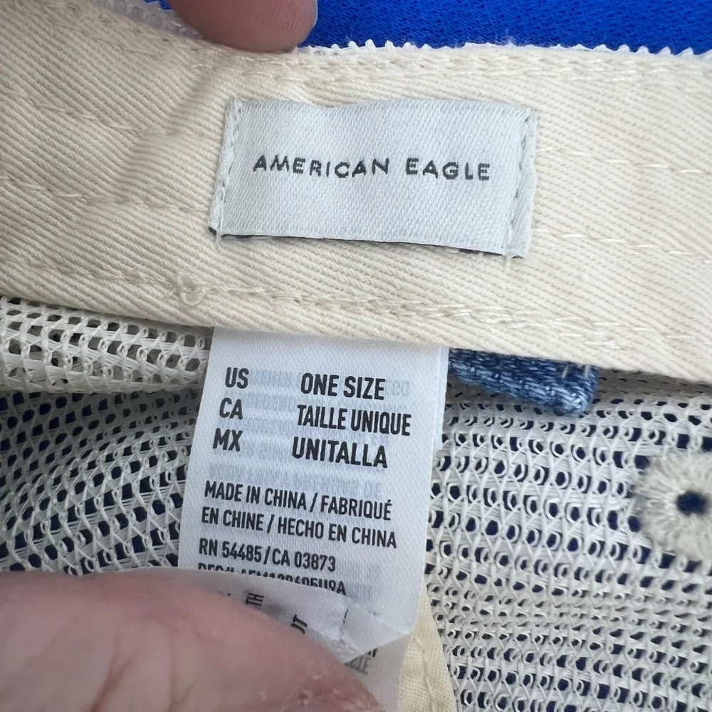 |•AMERICAN EAGLE•| AEO Mesh & Denim Baseball Cap